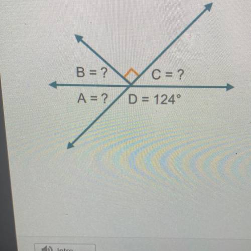 What is true about the figure? In the figure, angles C and D are_____. Therefore, angle C must measu