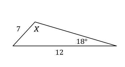 Please help me if you answer correctly you will get 30 POINTS  Use the Law of Sines and solve for x: