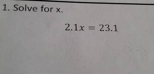 Solve for x.I will mark brainliest