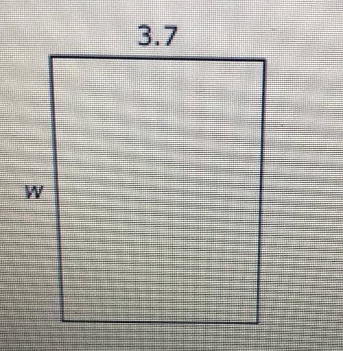 6TH GRADE MATH: The area of the rectangle below is greater than or equal to 18.13 square units. The