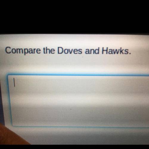 How were the doves and hawks similar