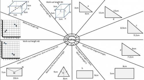 Trigonometry and Pythagoras questions