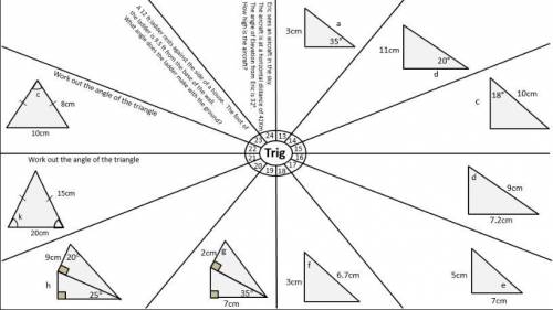 Trigonometry and Pythagoras questions