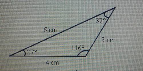 Classify this triangle by the angles and length of side shown.A. acute, equilateralB. acute, scalene