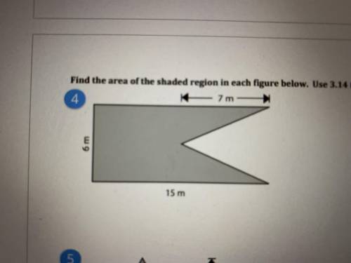 A=___m^2 Find the area of the shaded region. (Use attached picture) I really need someone’s help or