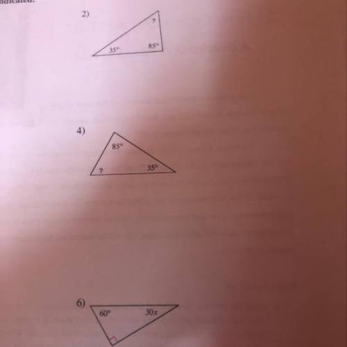 What’s the measurements of each angle?