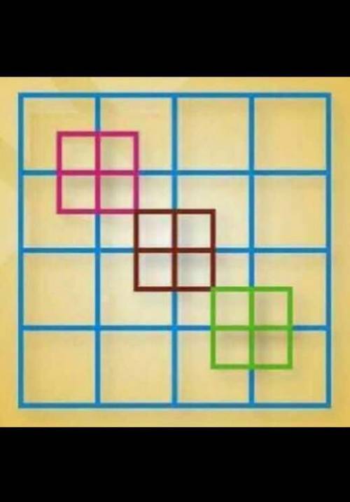 How mane squares squares