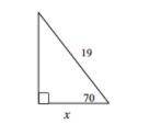 Use trigonometric ratios to find x. (Round answers to the nearest tenth)  if you know the answer can