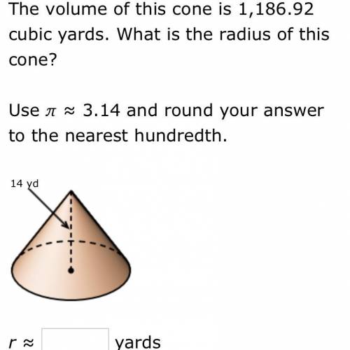 What is the radius of this cone?