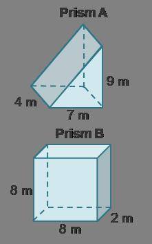 Which prism has the least volume?