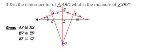 If D is the circumcenter of ABC what is the measure of XBZ