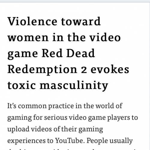 Does the author present a compelling argument against video games with violence against women? Why o