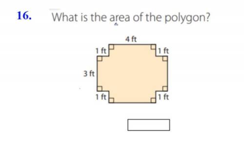 *ANSWER FAST* What is the area of the polygon?