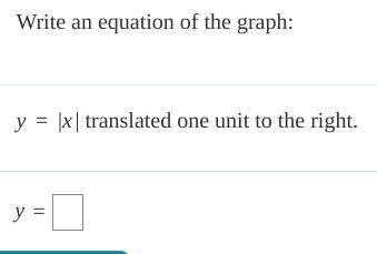 Write an equation of the graph