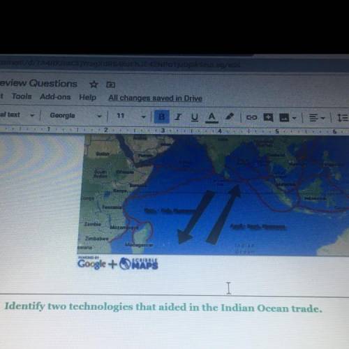 Which two technologies aided in the Indian Ocean