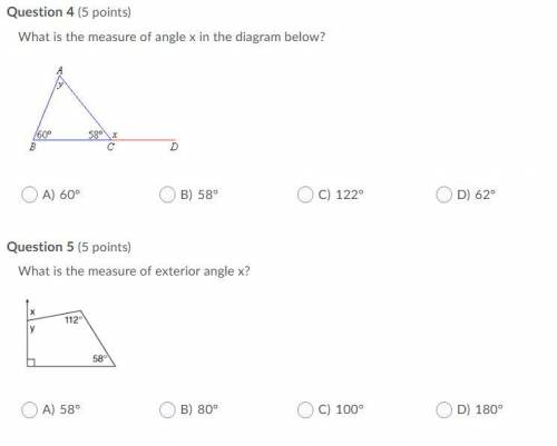 Geometry Angles question 4, Thanks if you help