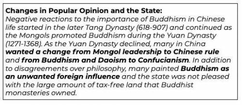 Why was Buddhism considered “an unwanted foreign influence?”