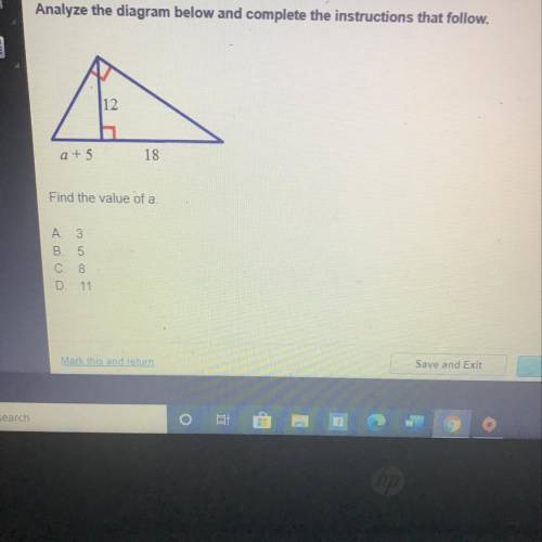 Help find the value of a. Geometry
