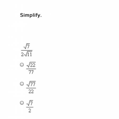 Simplify. im stuck on this one need help !