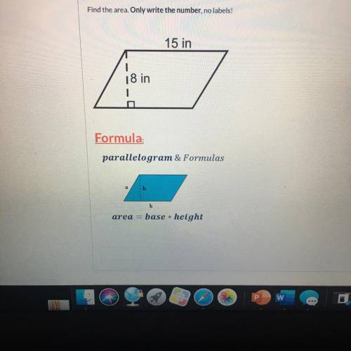 Find the area to this problem