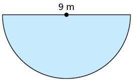 Help, Find the perimeter of the semicircular region. Round your answer to the nearest hundredth.