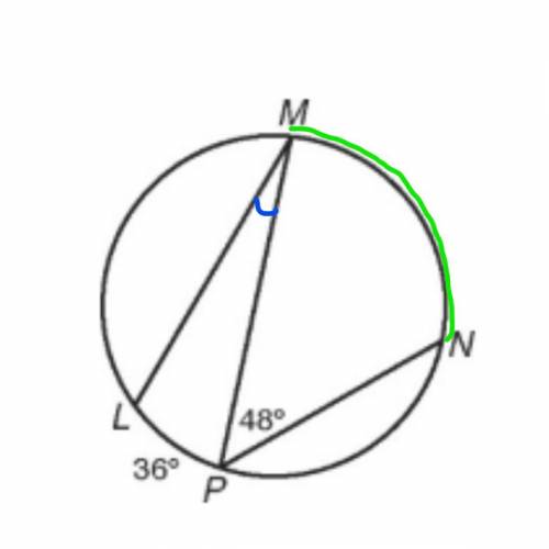 Can anybody find the measure of angle LMP? I really need help...