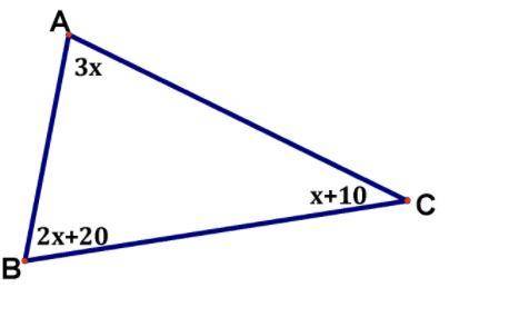 Solve the diagram below to write an equation and solve for x.
