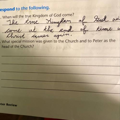What special mission was given to the Church and to Peter as the head of the Church?