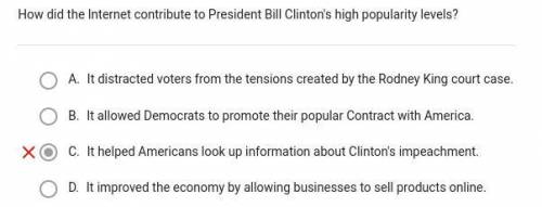 How did the Internet contribute to Bill Clinton's high popularity levels?