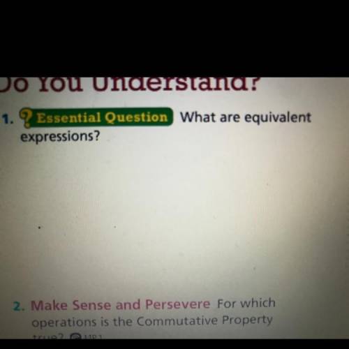What are equivalent expressions?