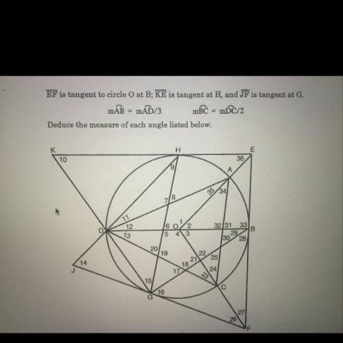 Hello, I have started this assessment in geometry however I need help to find angle 5,6,8,10,11,14,1