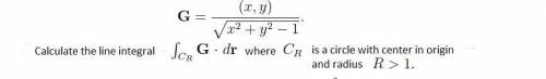 Multivariable calculus. Line integral