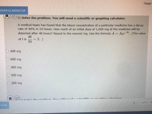 Solve the problem. PLS AND THANK YOU