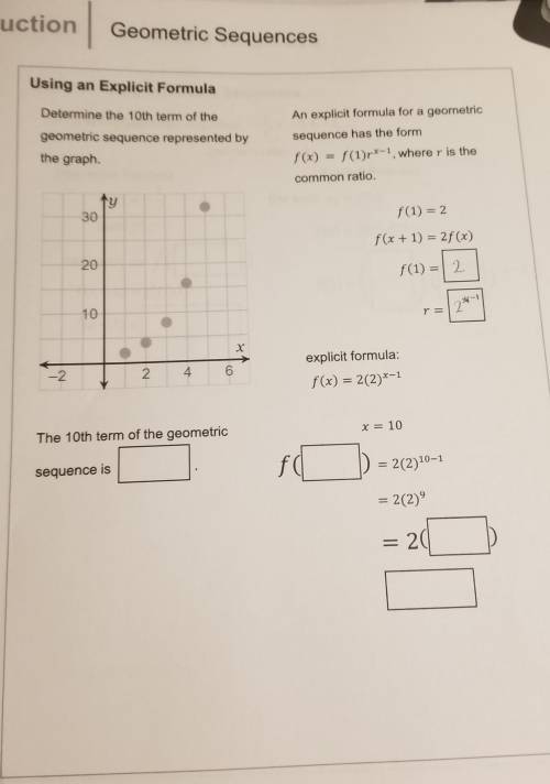Can I get some help on geometric sequences I cant seem to understand it