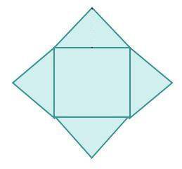 HELP PLS The figure in the center of the net has four congruent sides. What is the best name of the