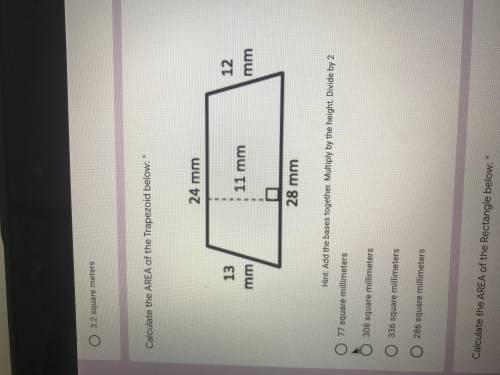 what is the area of this trapezoid