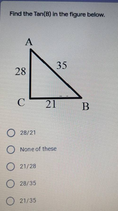 Trigonometry. This is an Tangent question.