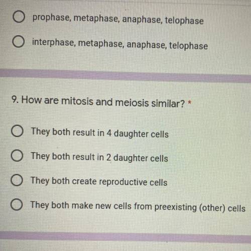 How are mitosis and meiosis similar?
