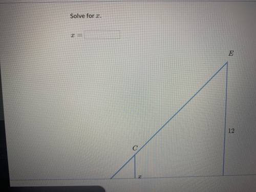 Solve similar triangles can someone please answer