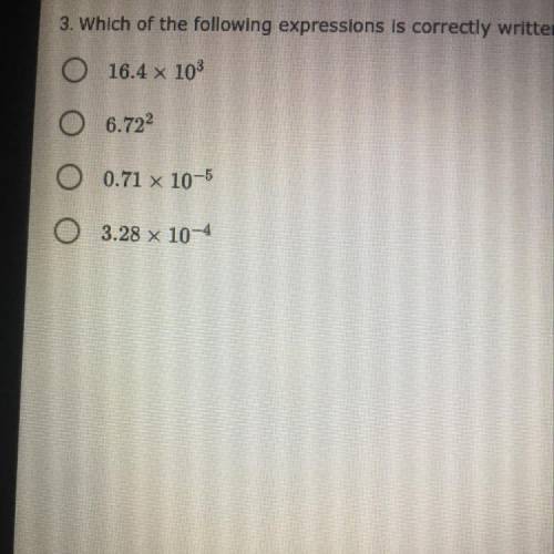 Which of the following expressions is correctly written in scientific notation?