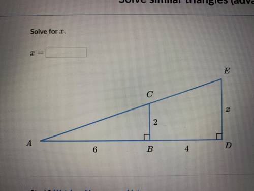 Solve for x can someone please help me please answer