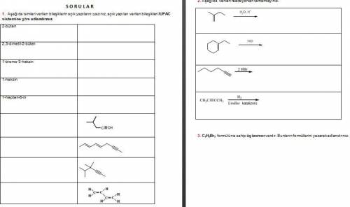 Chemistry . name and rxn name plssss