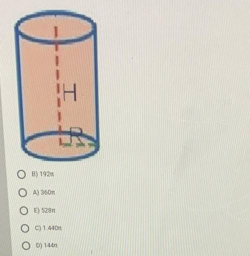 ¿Cuánto mide el volumen de un cilindro de diámetro 12 cm y altura de 10 cm?