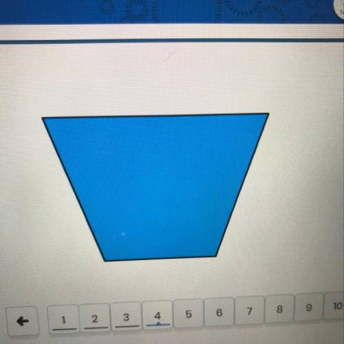 Which best describes this quadrilateral? O Both pairs of opposite sides are parallel. O All angles