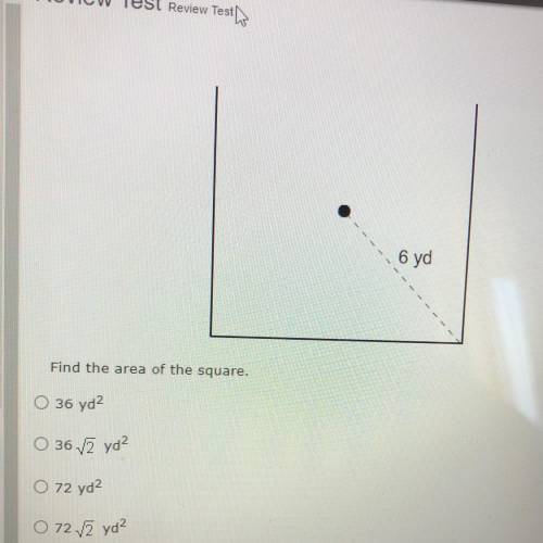 What is the area of the square