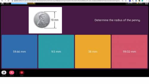Determine the radius of the penny
