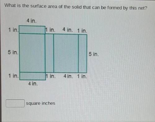 PLEASE HELP!!! I don't understand/know the answer.what is the surface of the area of the solid that