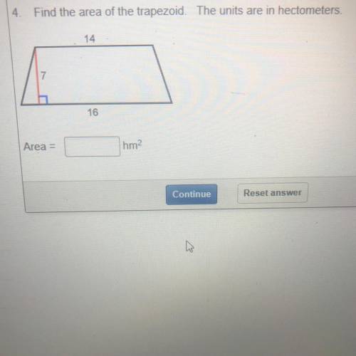 What’s the area of this trapezoid?