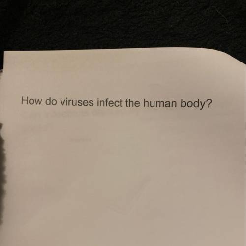 How do viruses infect the human body?