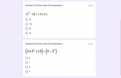 6th grade math ! Answer both... :)
